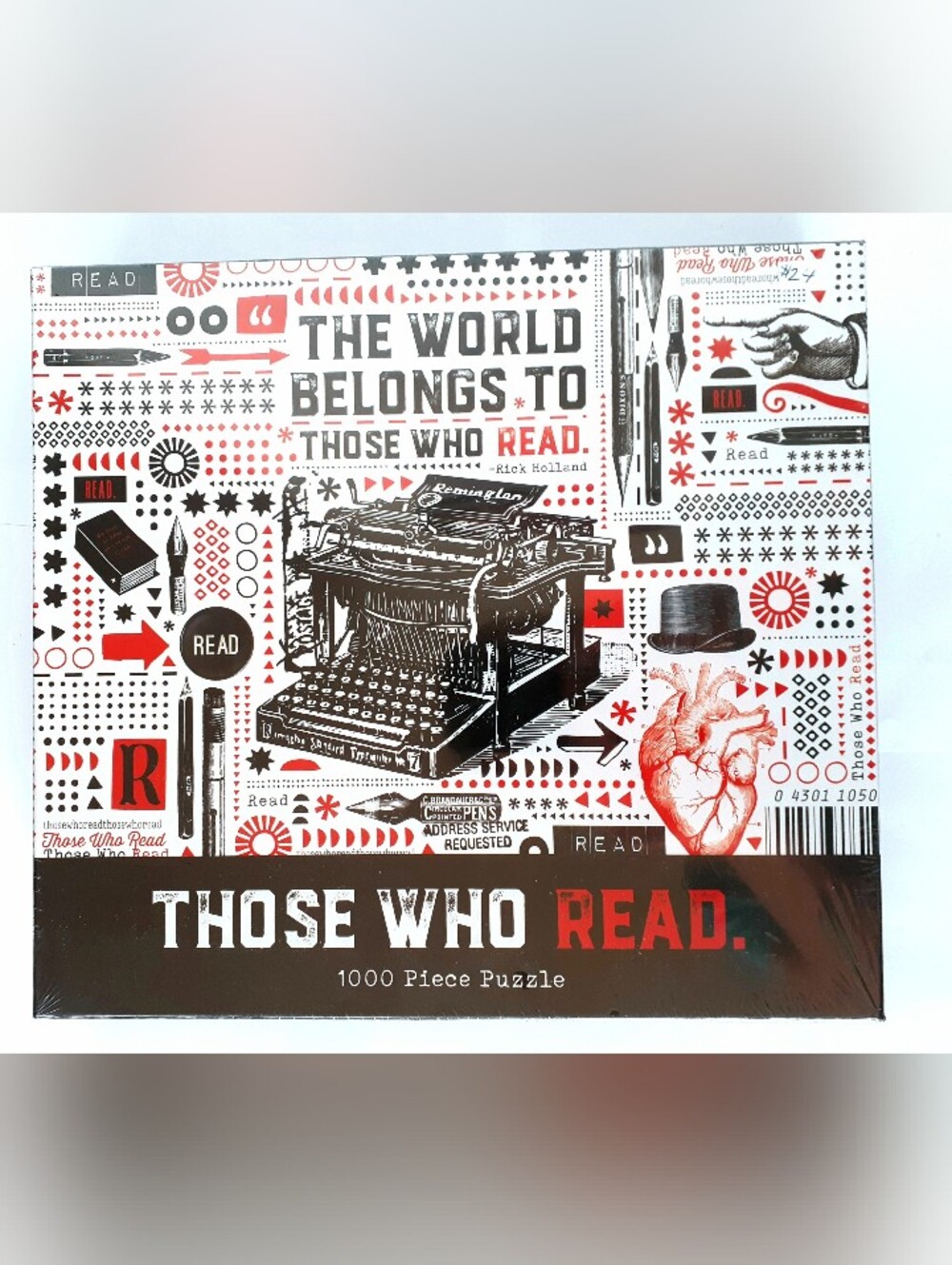 "The World Belongs to Those Who Read" Jigsaw Puzzle, NIB
